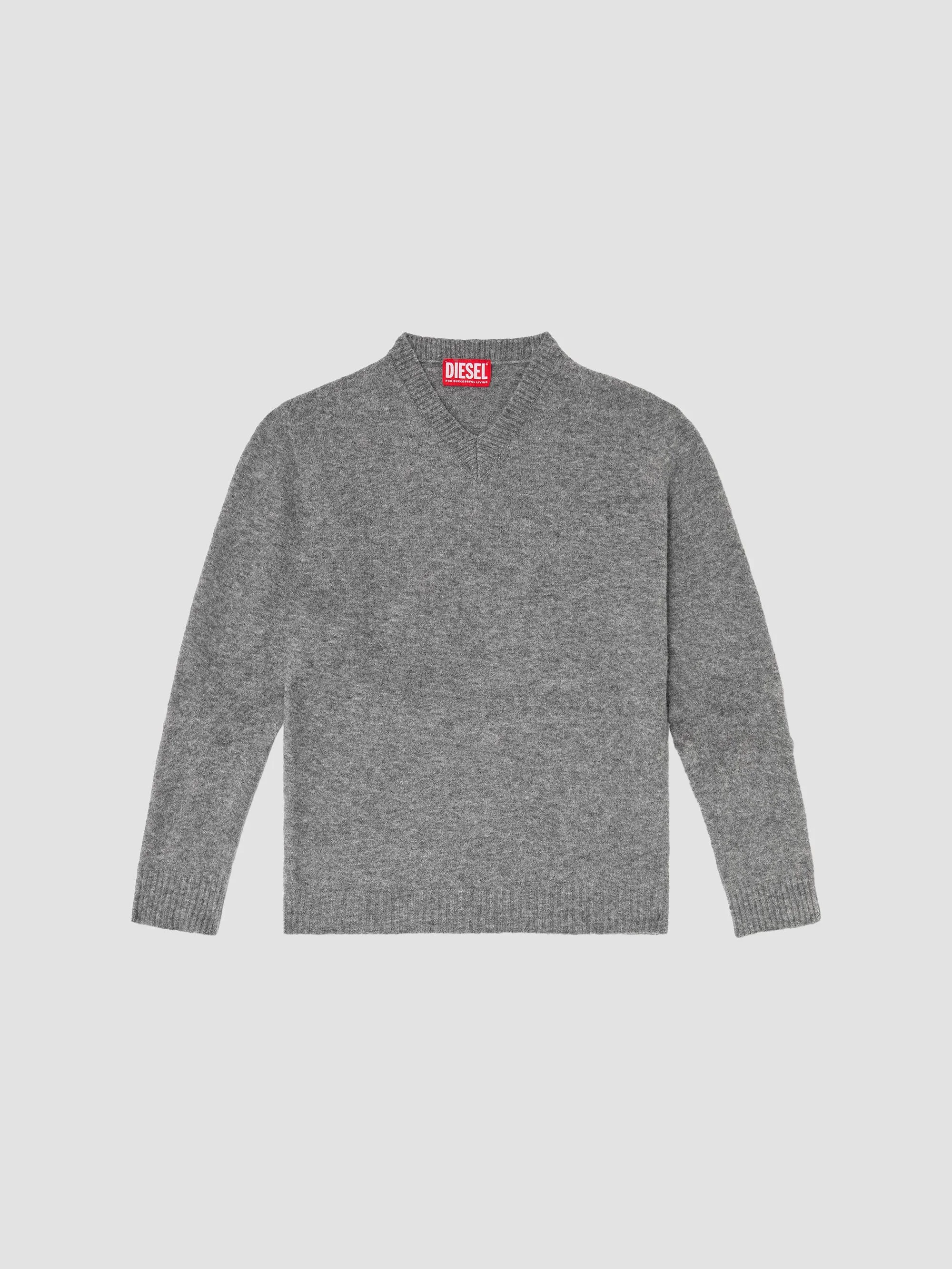 Men's Andie V-Neck Sweater - Dark Grey Melange - 1