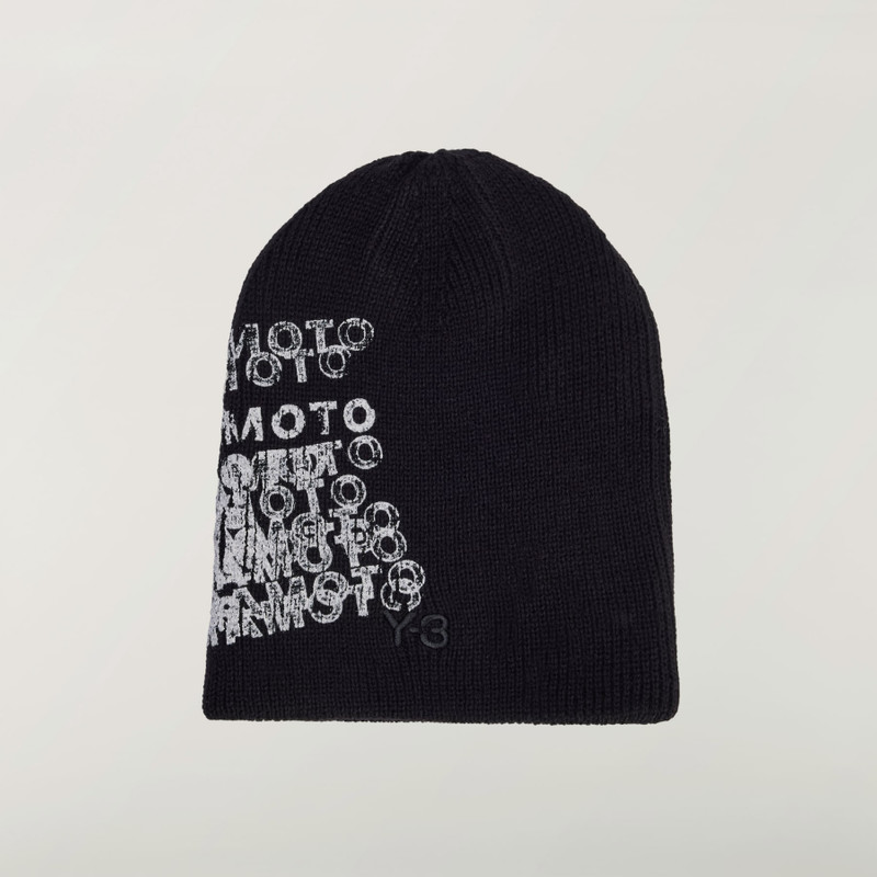 Y-3 GRAPHIC BEANIE 1