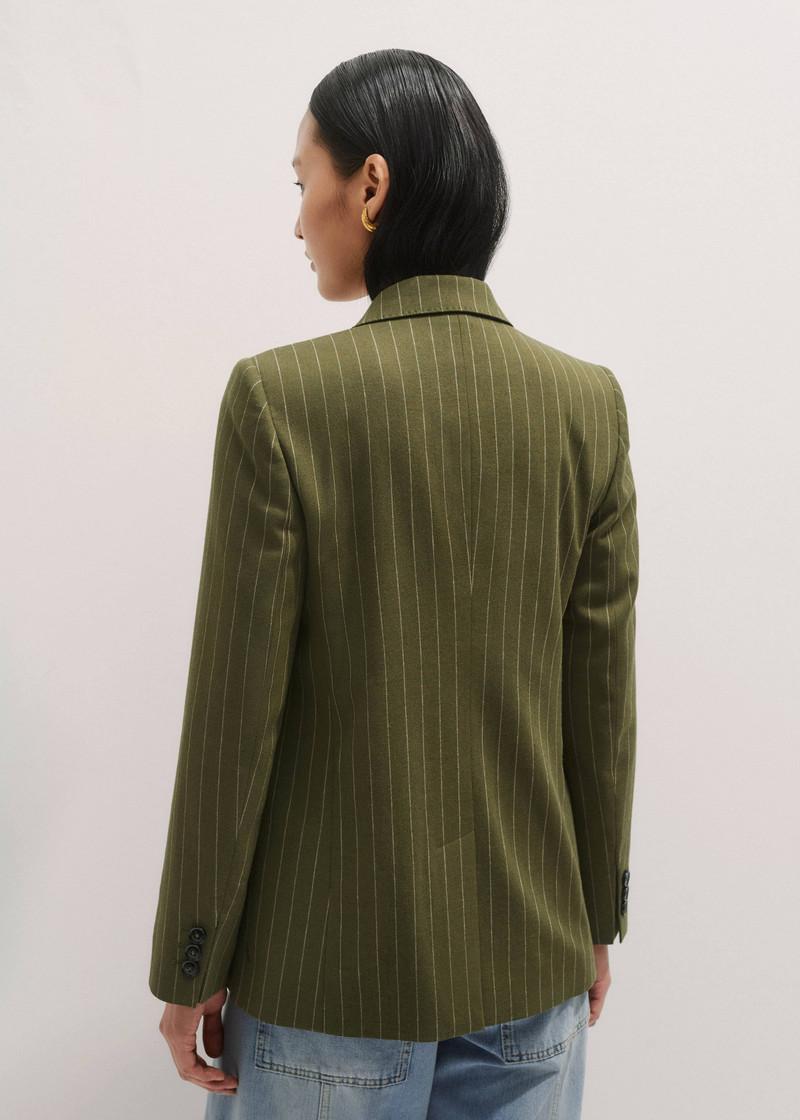 Sharp Shoulder Blazer 5