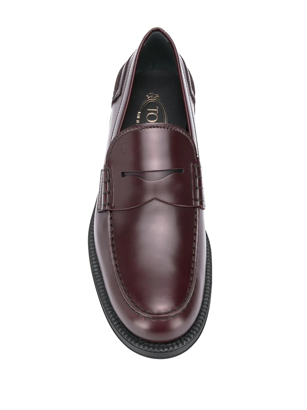 classic leather loafers - 4