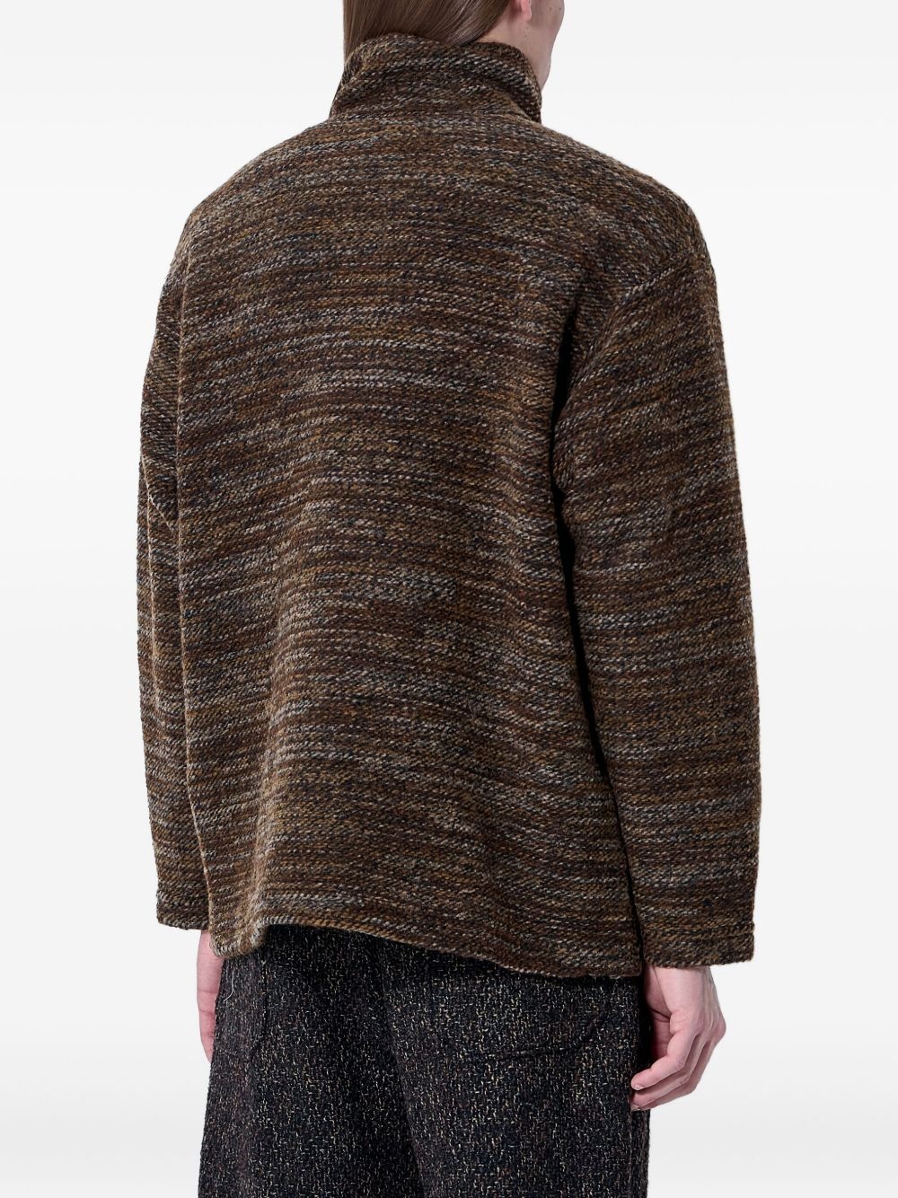 mélange-effect jumper - 4