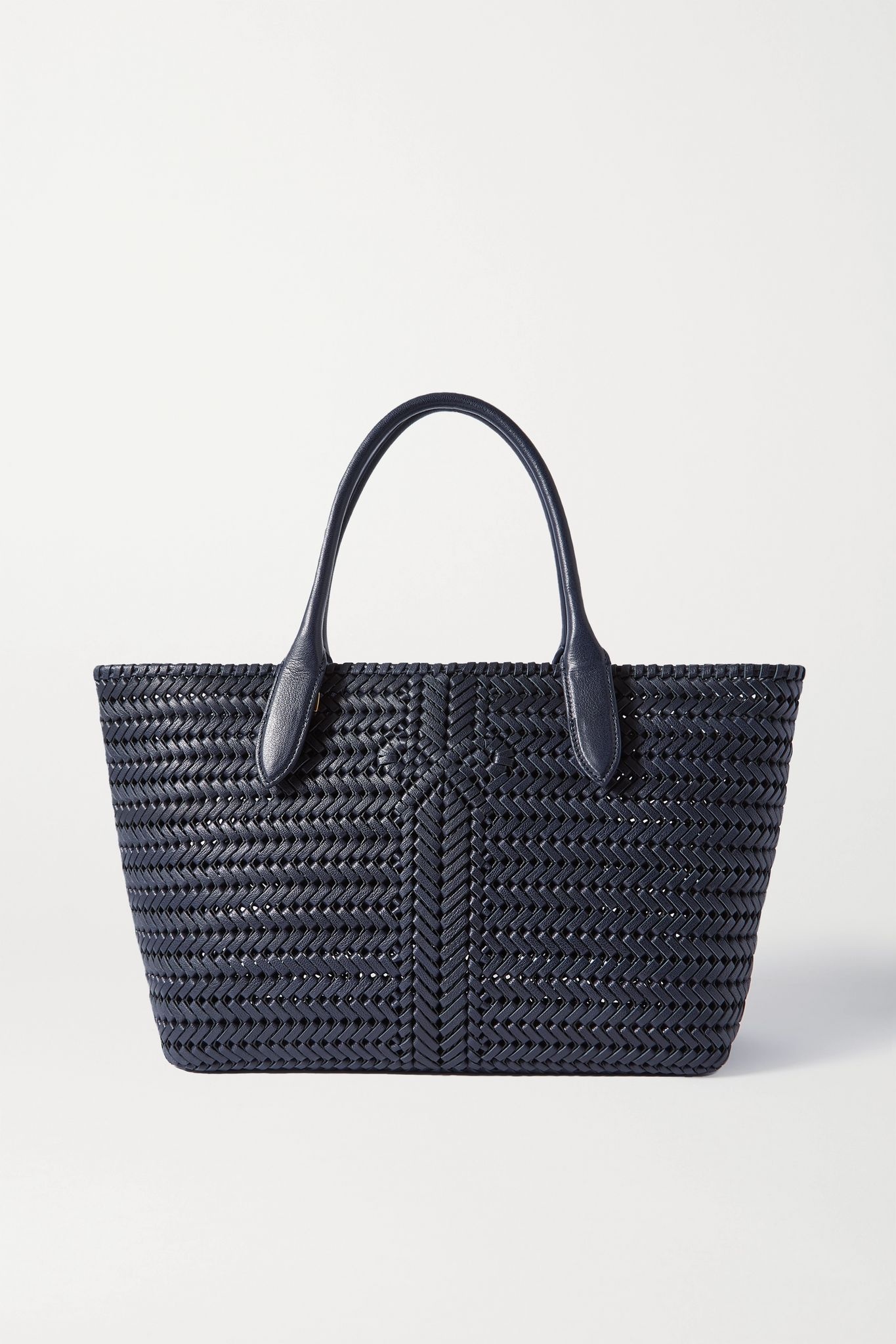 The Neeson woven leather tote - 1