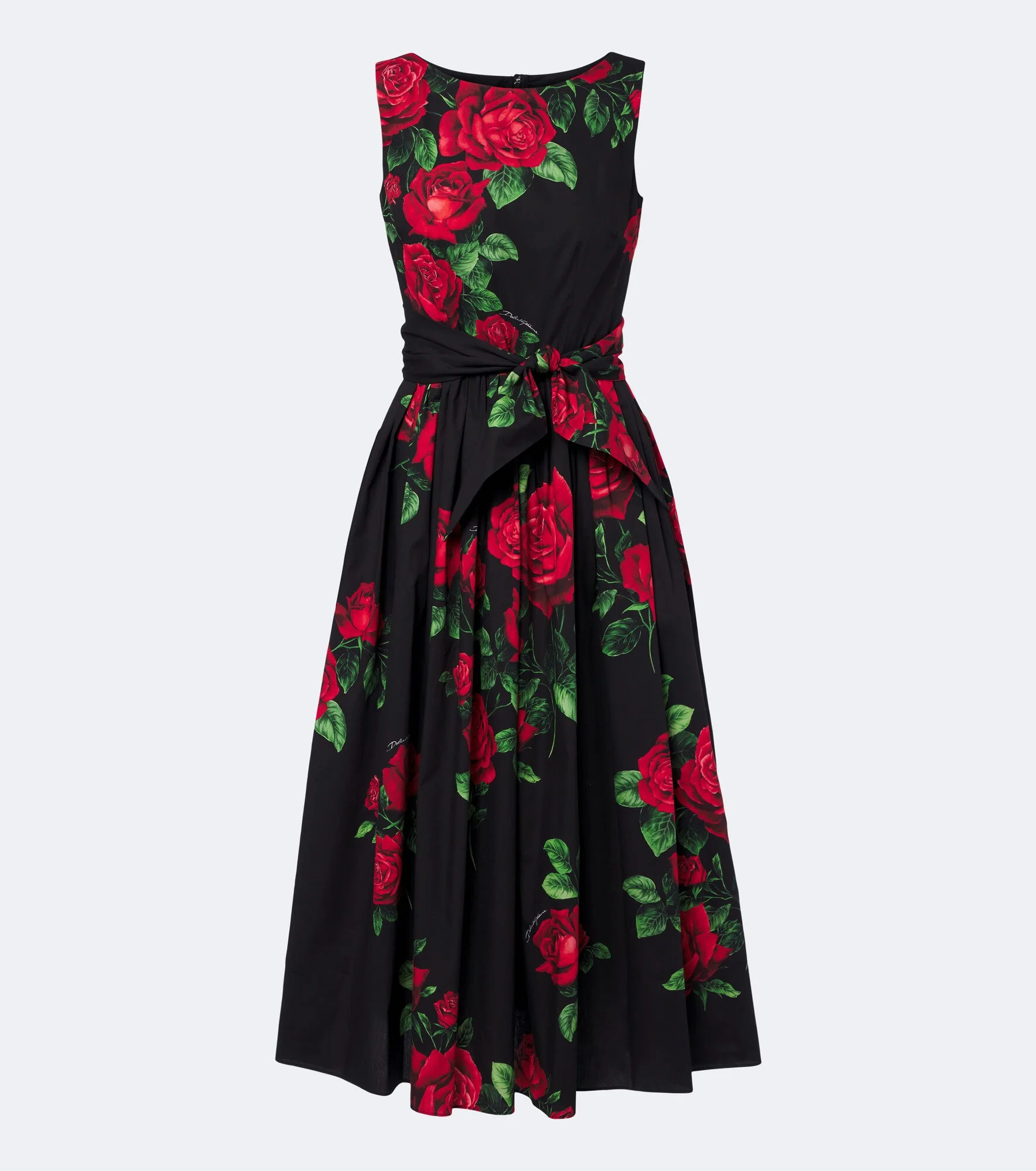 Floral cotton maxi dress - 1