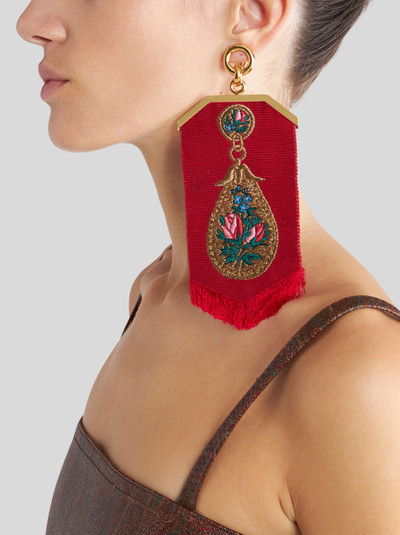 Etro EMBROIDERED PENDANT EARRINGS outlook