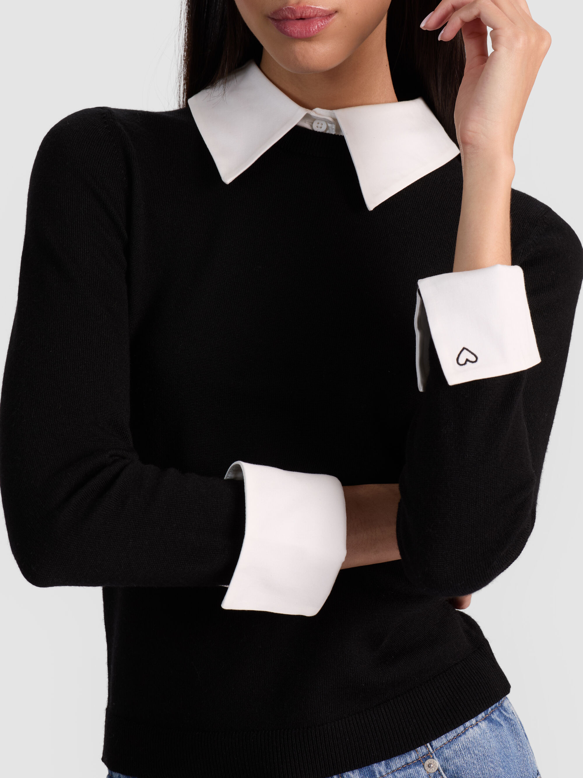 PORLA COLLARED SWEATER - 4