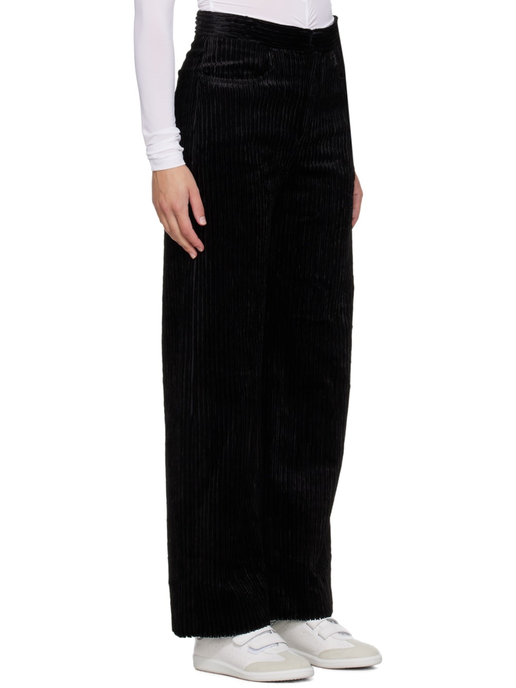 Black Daryl Trousers - 2