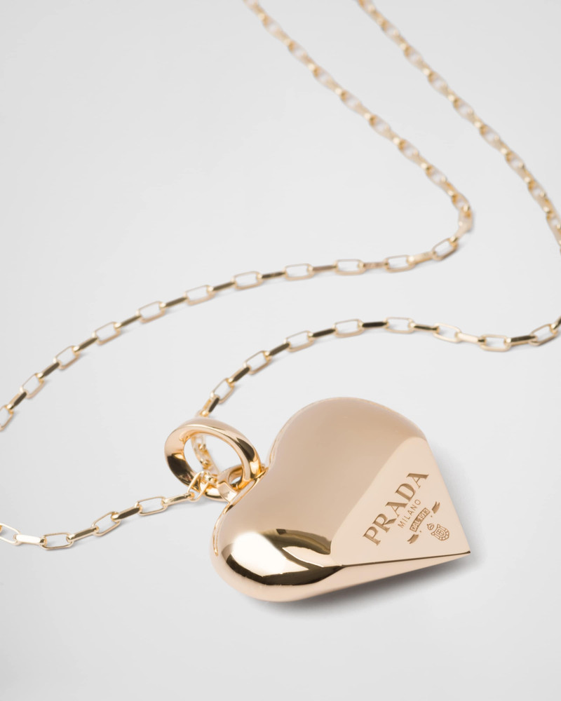 Prada Eternal Gold medium pendant necklace in yellow gold outlook