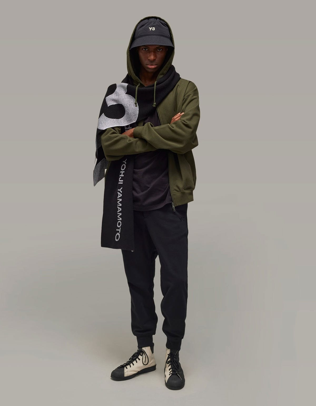 Y-3 Black Logo Short Sleeve T-Shirt - 7