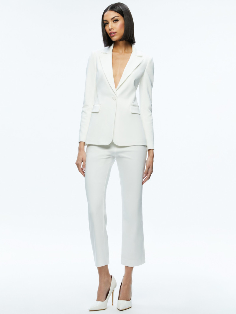 Alice + Olivia MACEY SLIT SLEEVE BLAZER outlook