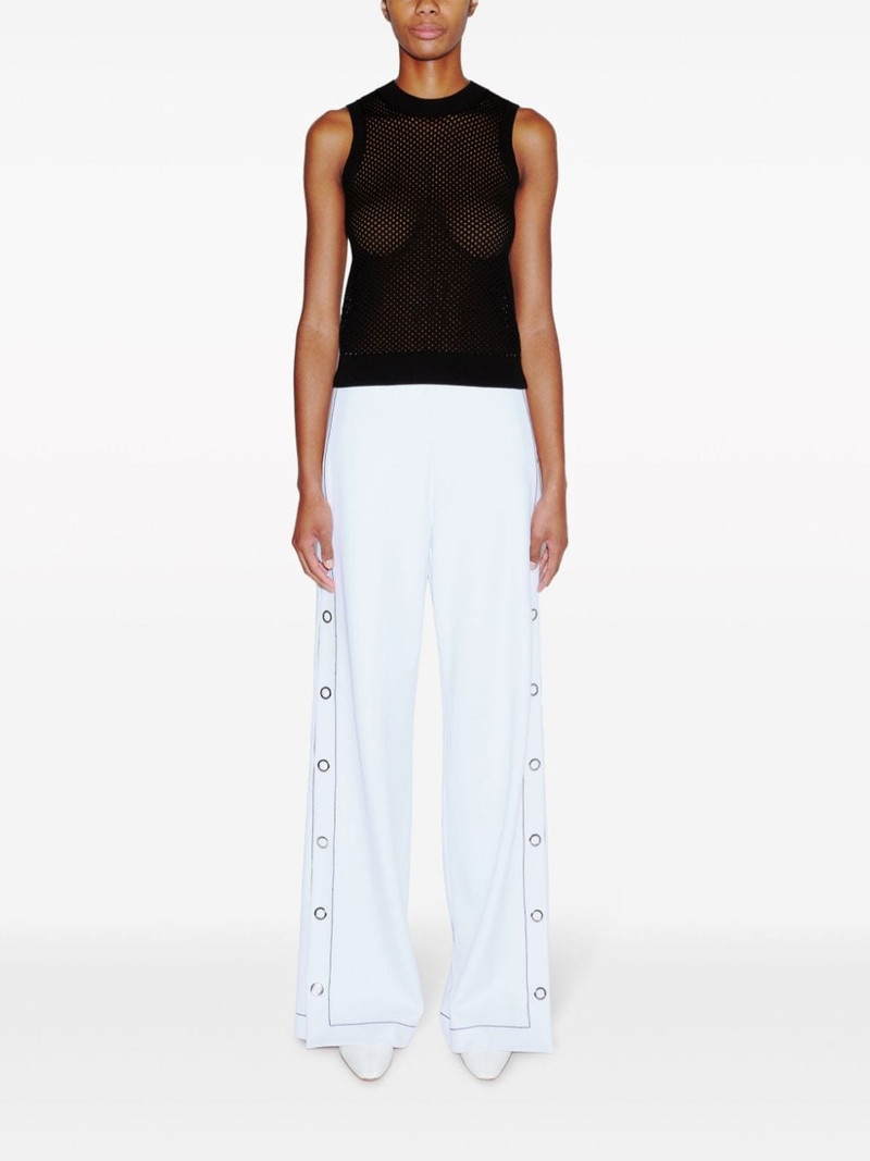 ROSETTA GETTY pointelle fine-knit midi dress outlook