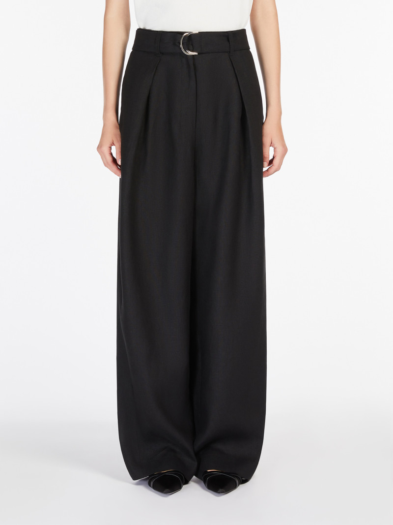 JANE Wide-fit linen trousers 3
