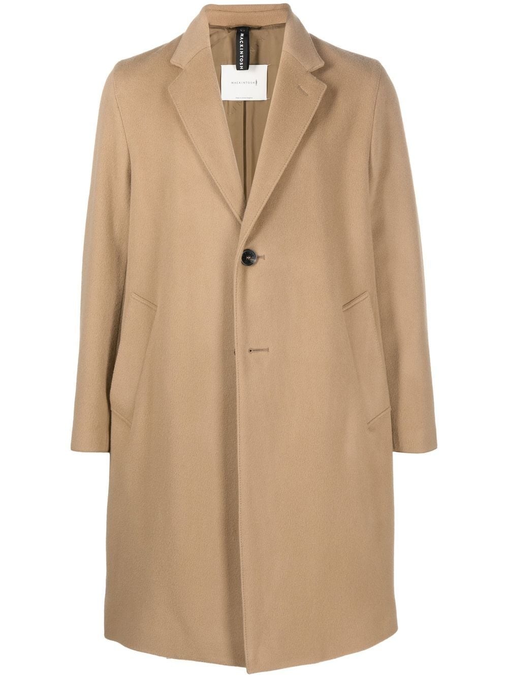 NEW STANLEY Beige Wool & Cashmere Coat - 1