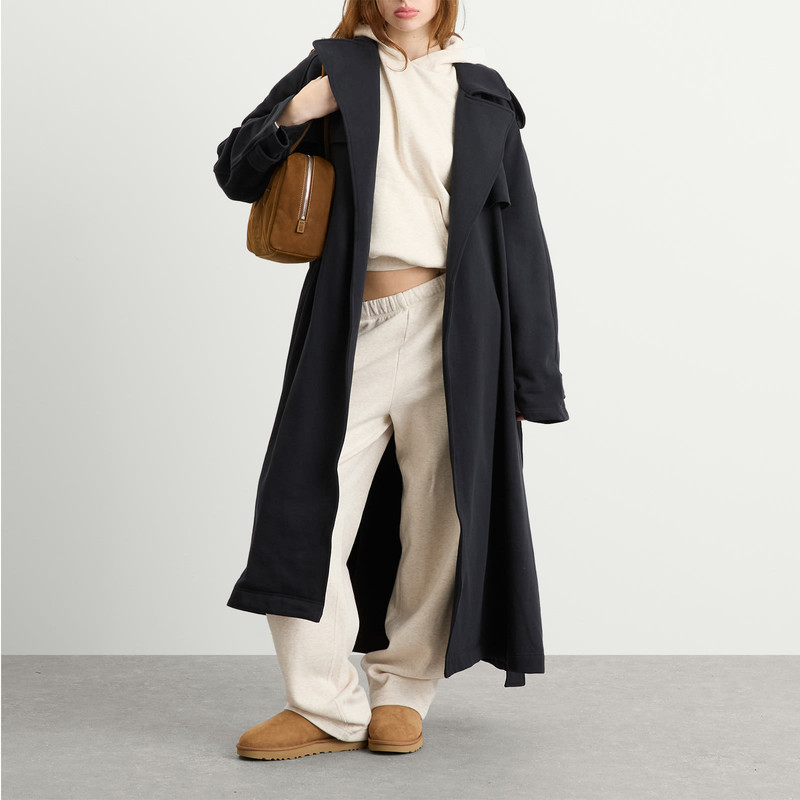 SKIMS SKIMS Boyfriend Fleece Trench Coat outlook