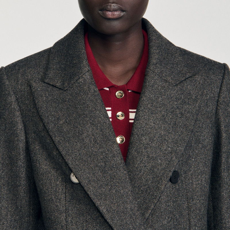 FITTED DOUBLE-BREASTED COAT 4