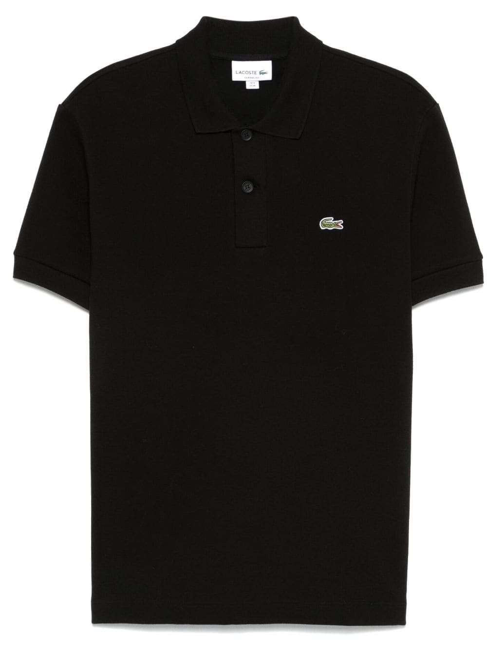 logo-patch polo shirt - 1