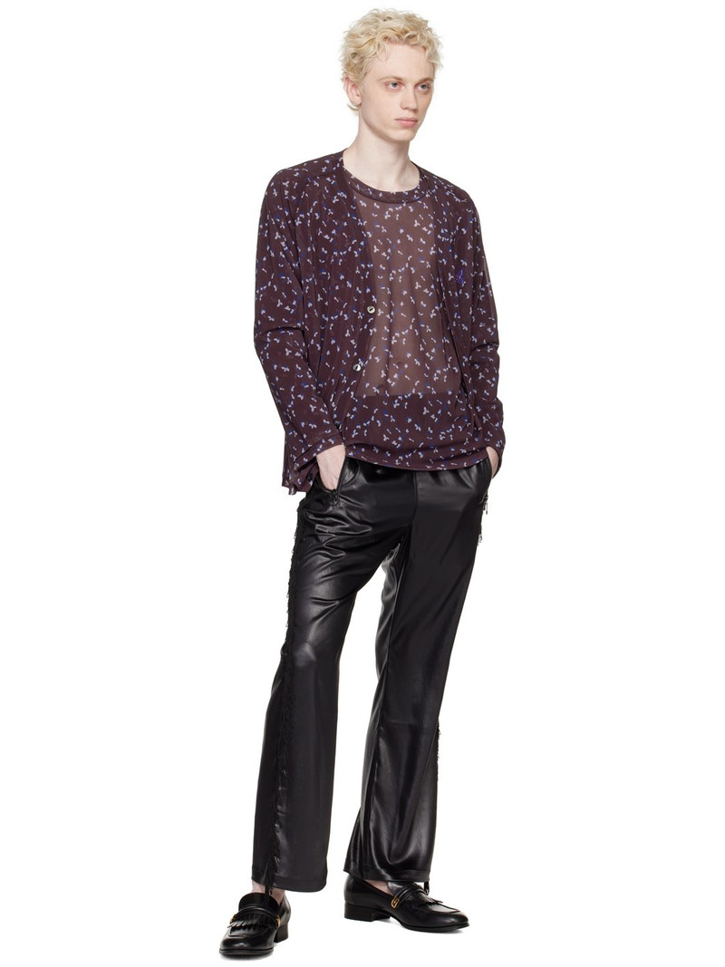 NEEDLES Brown Floral Long Sleeve T-Shirt outlook