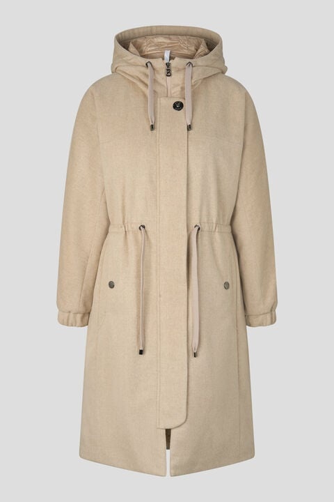 Xines Cashmere parka in Beige - 1