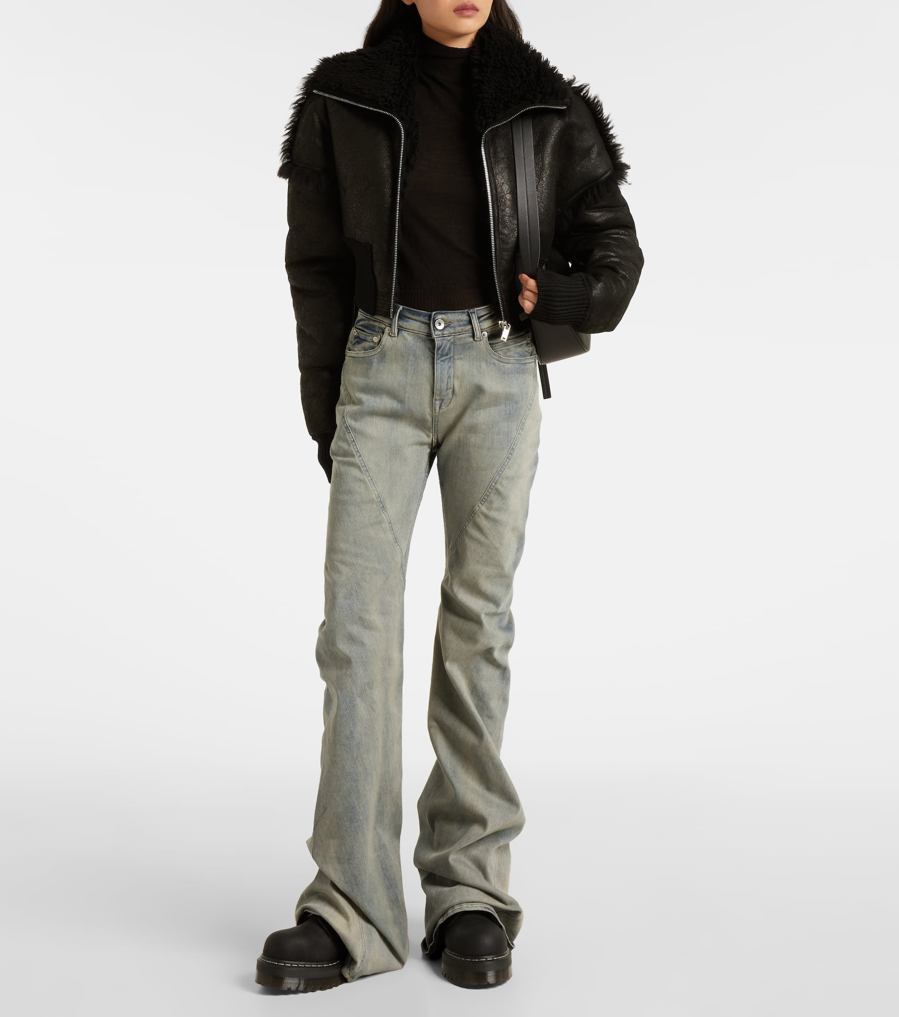 x Dr. Martens Quad platform leather boots - 3