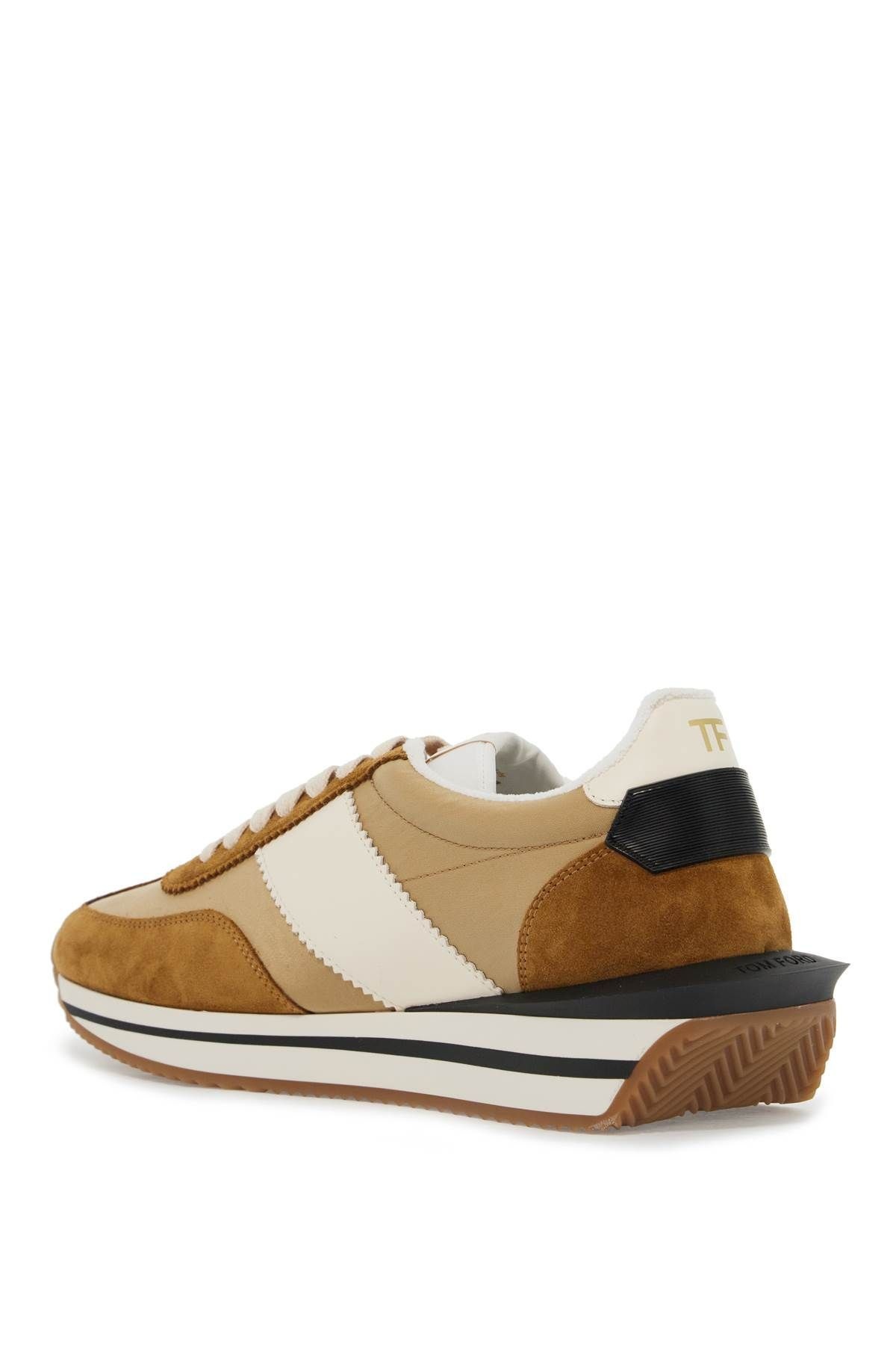 TECHNO CANVAS AND SUEDE 'JAMES' SNEAKERS - 2