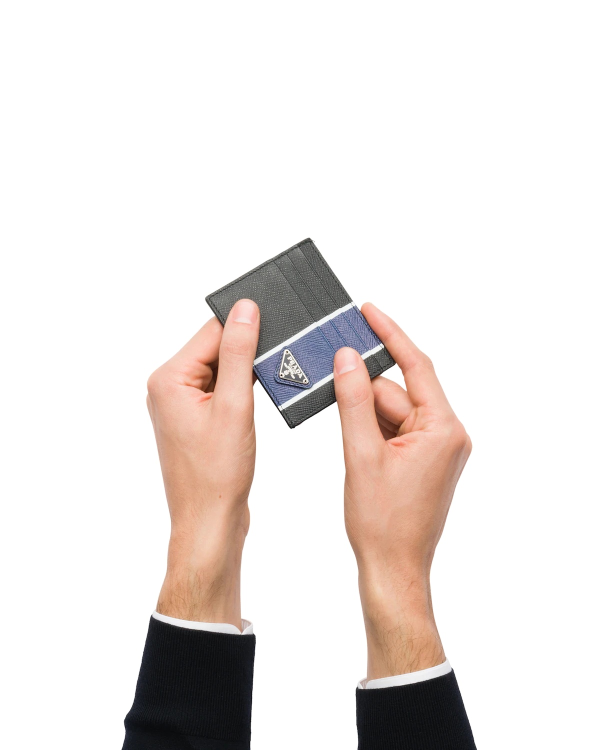 Saffiano leather card holder 2