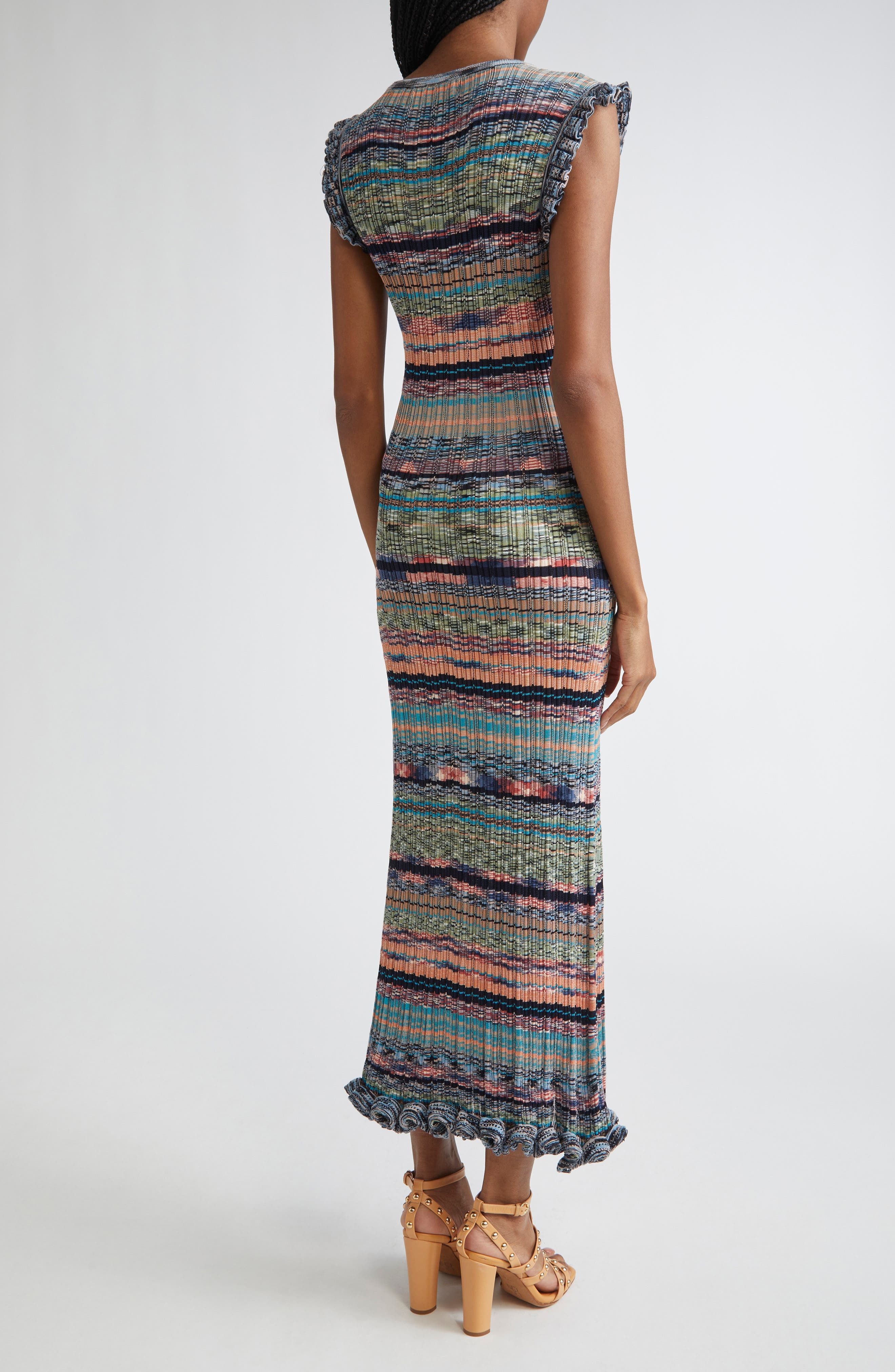 Ulla Johnson Ajak Sleeveless Knit Midi Dress in Azurite at Nordstrom - 2