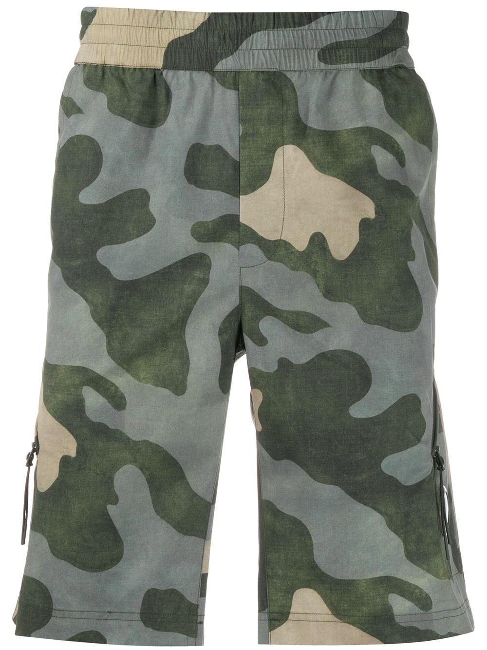 camouflage-print shorts - 1