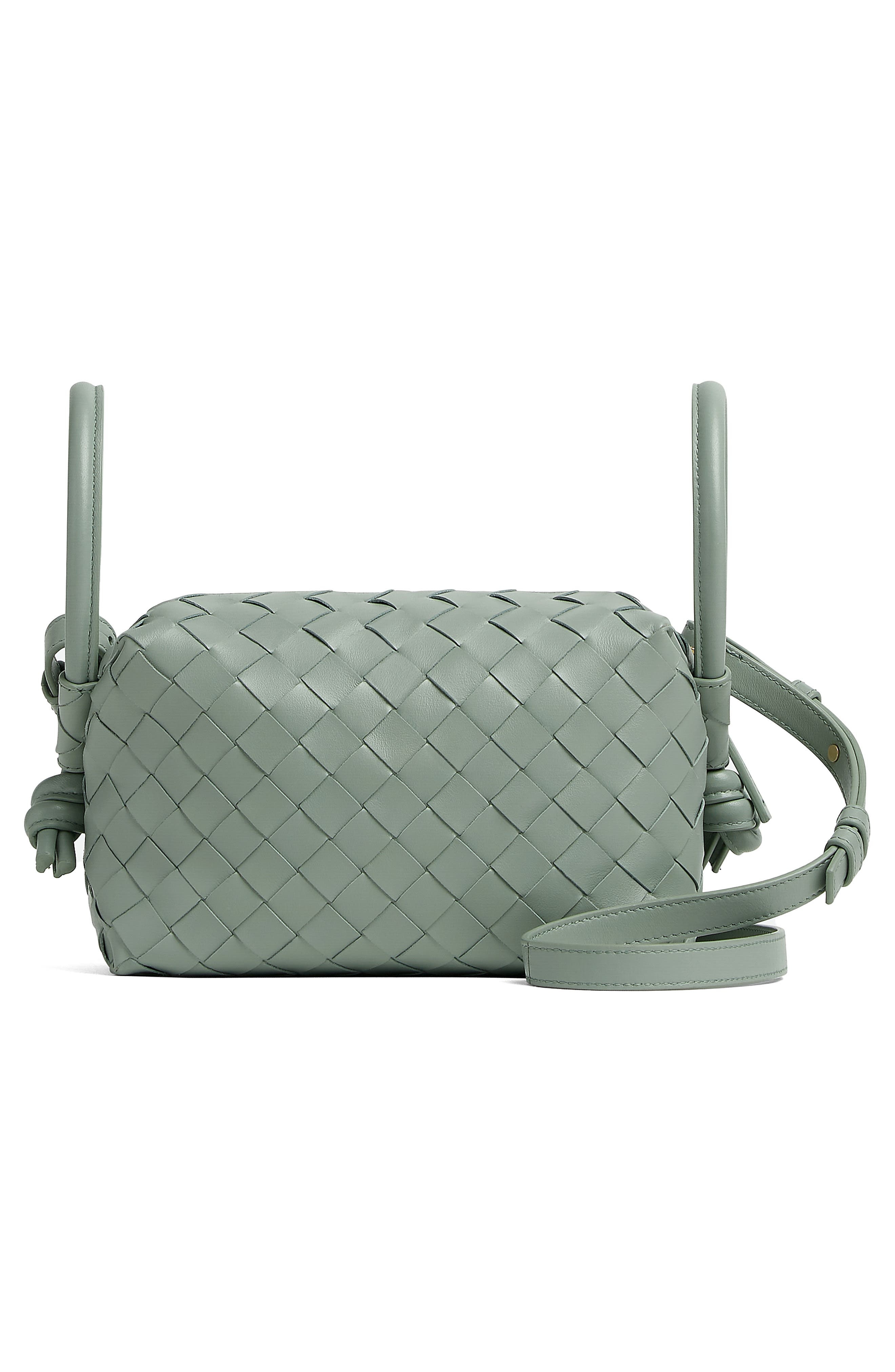 Small Loop Intrecciato Leather Crossbody Bag - 3