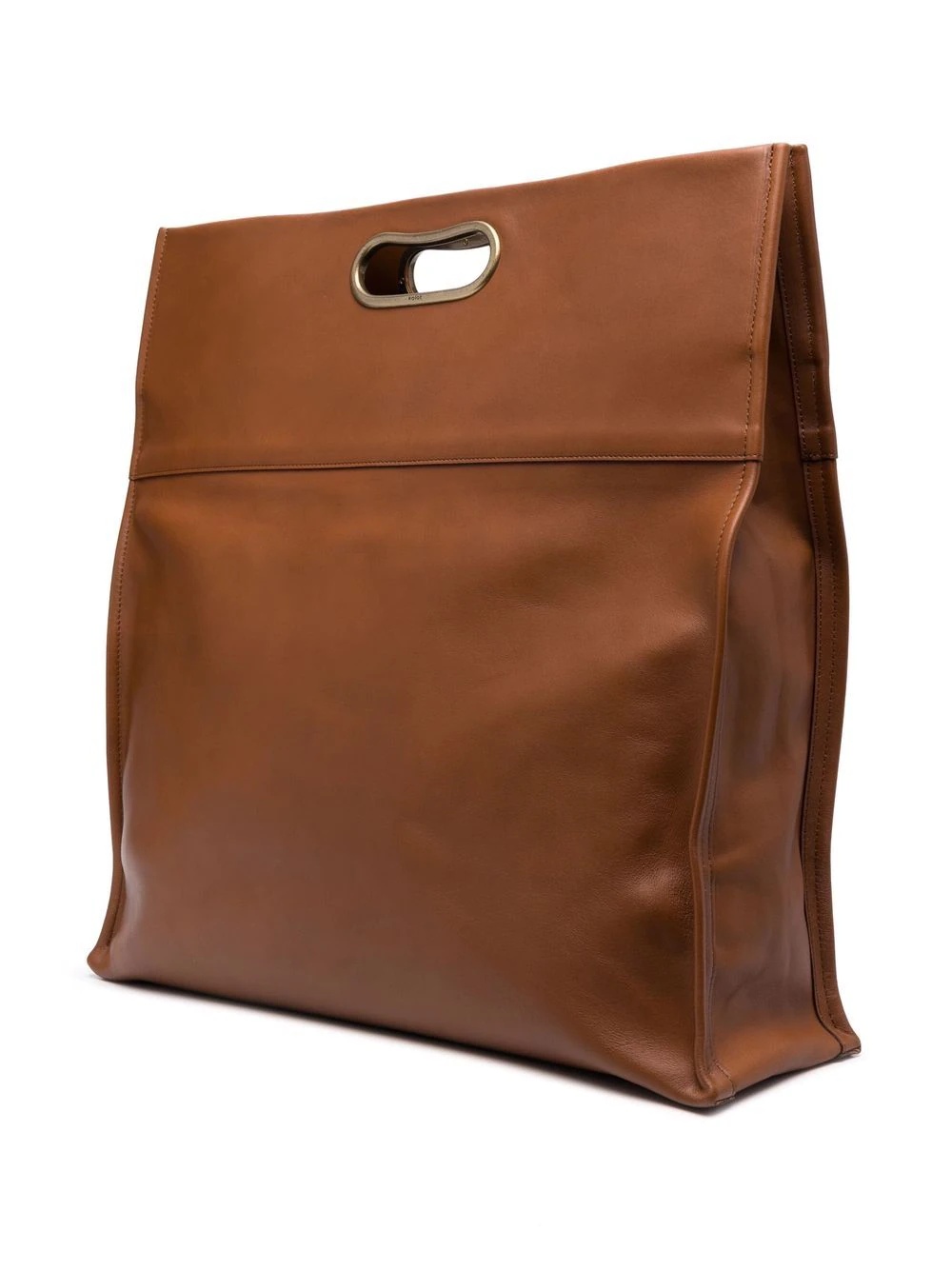 leather tote bag - 3