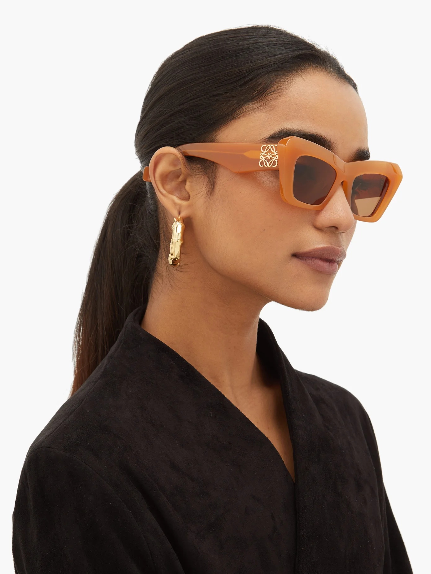 Anagram-logo cat-eye acetate sunglasses - 4