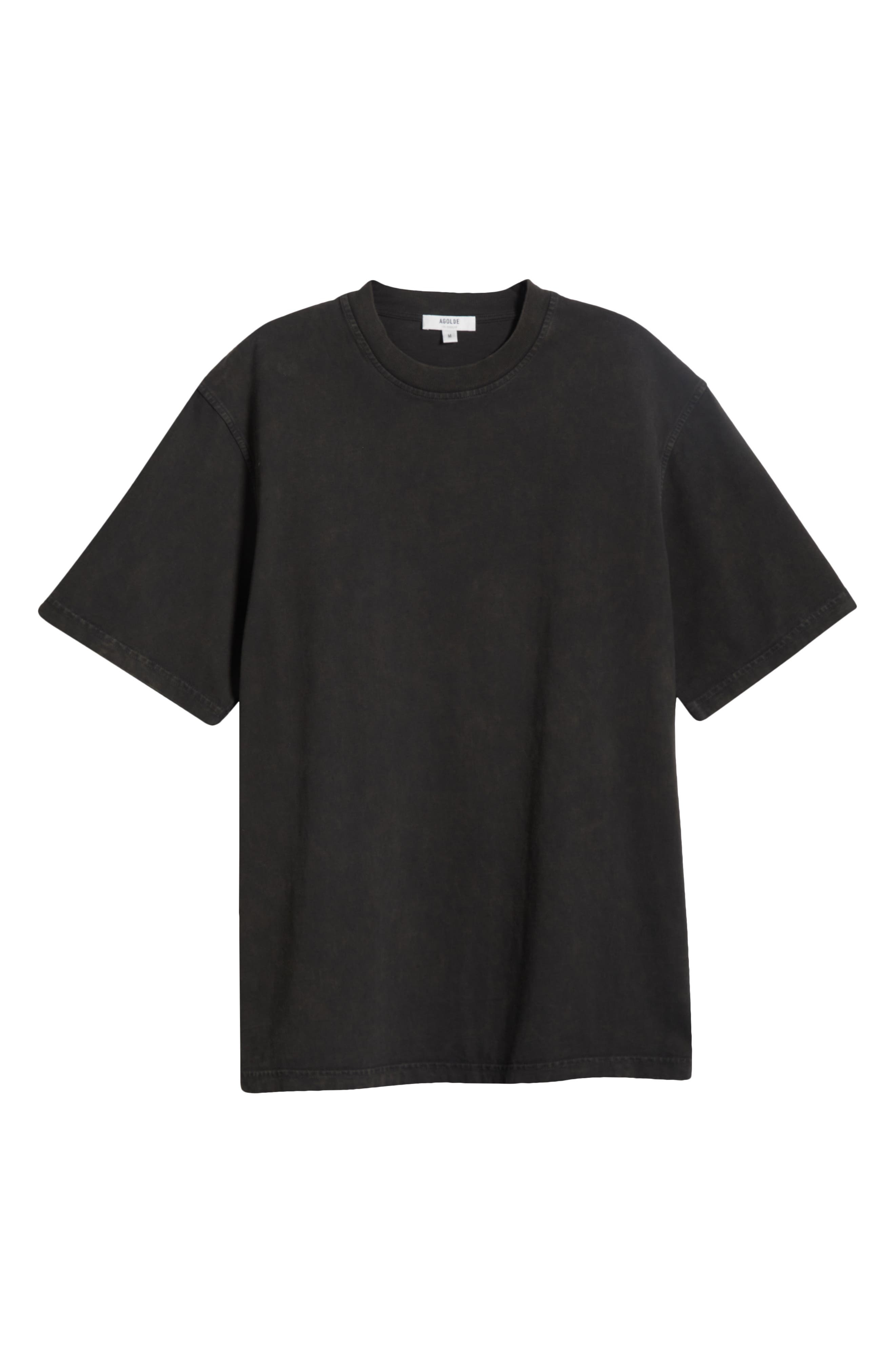AGOLDE Asha Oversize Mock Neck T-Shirt in Fracture at Nordstrom - 5