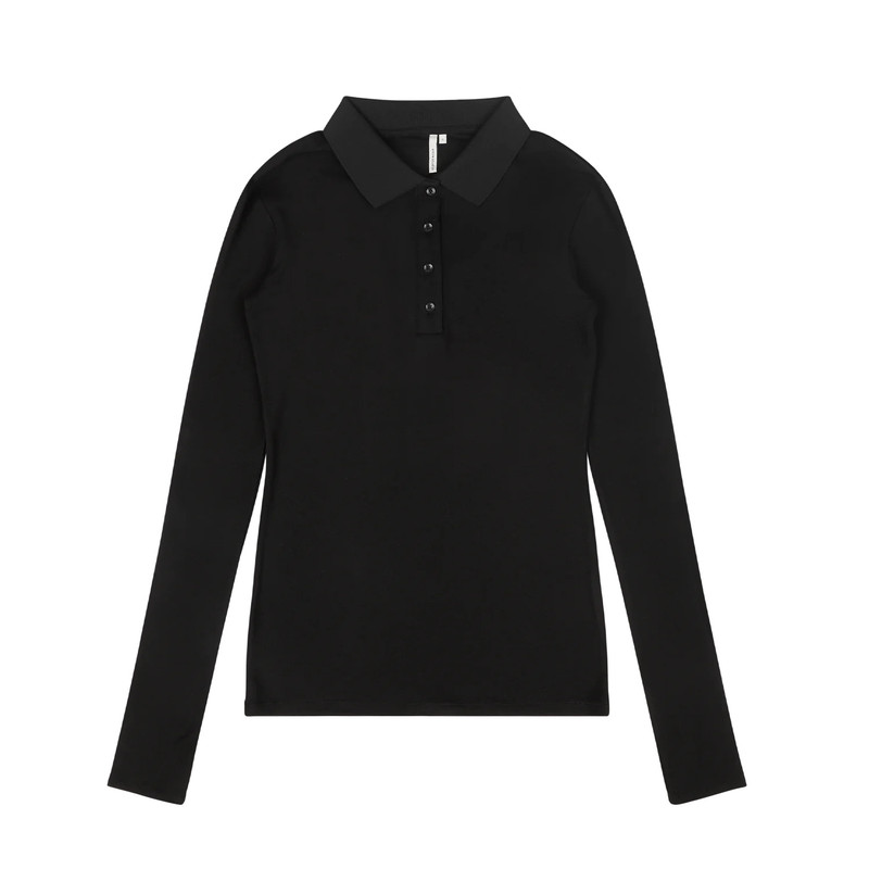 LS POLO BLACK 1