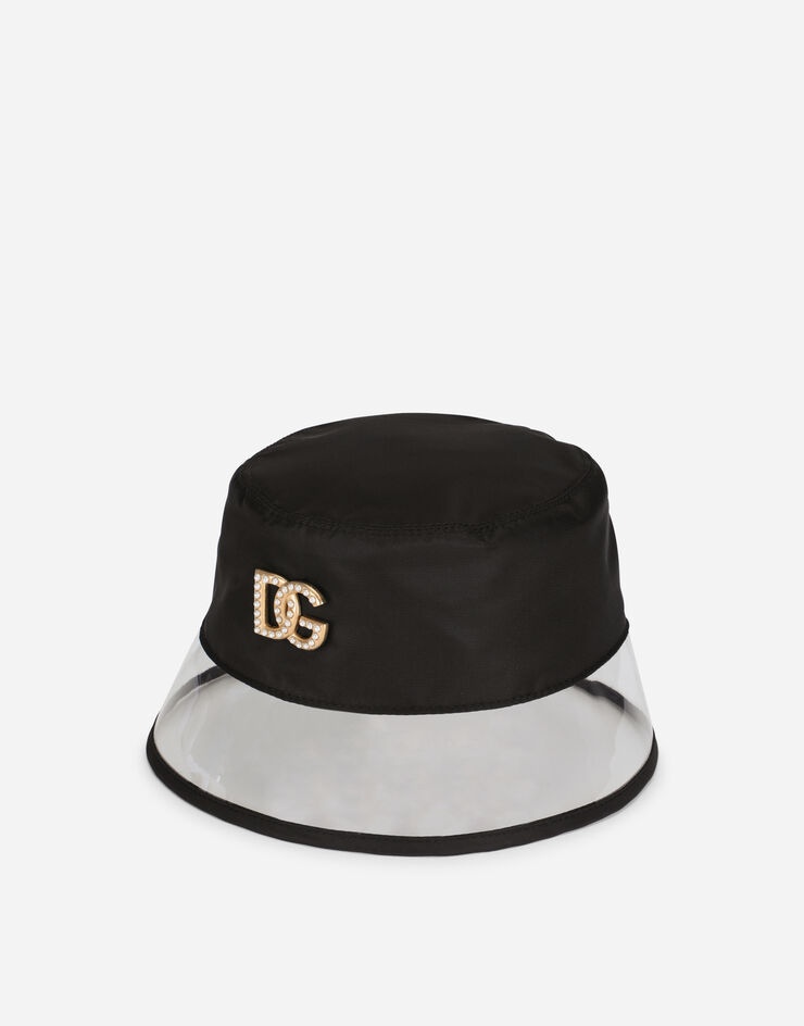 Nylon and PVC bucket hat with DG logo - 2