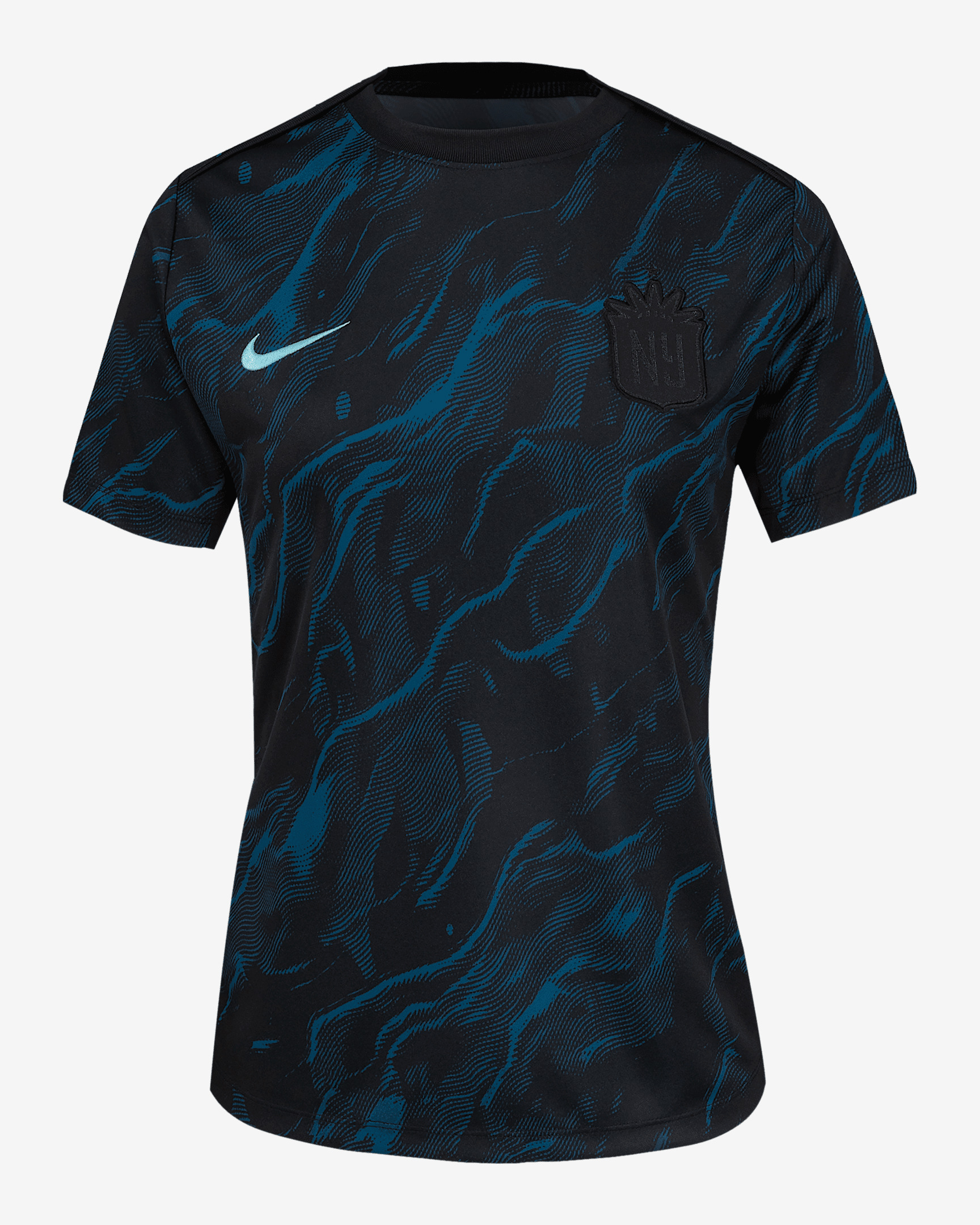 NJ/NY Gotham FC 2025 Women's Nike NWSL Short-Sleeve Pre-Match Top - 1
