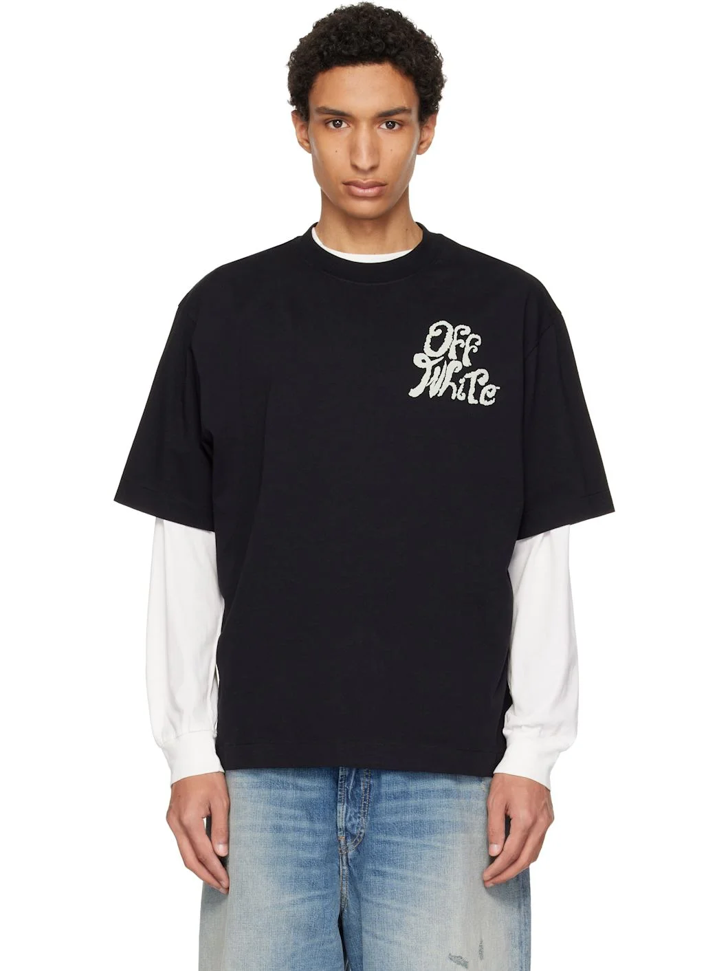 Black Grass Ink Logo Skate T-shirt - 1