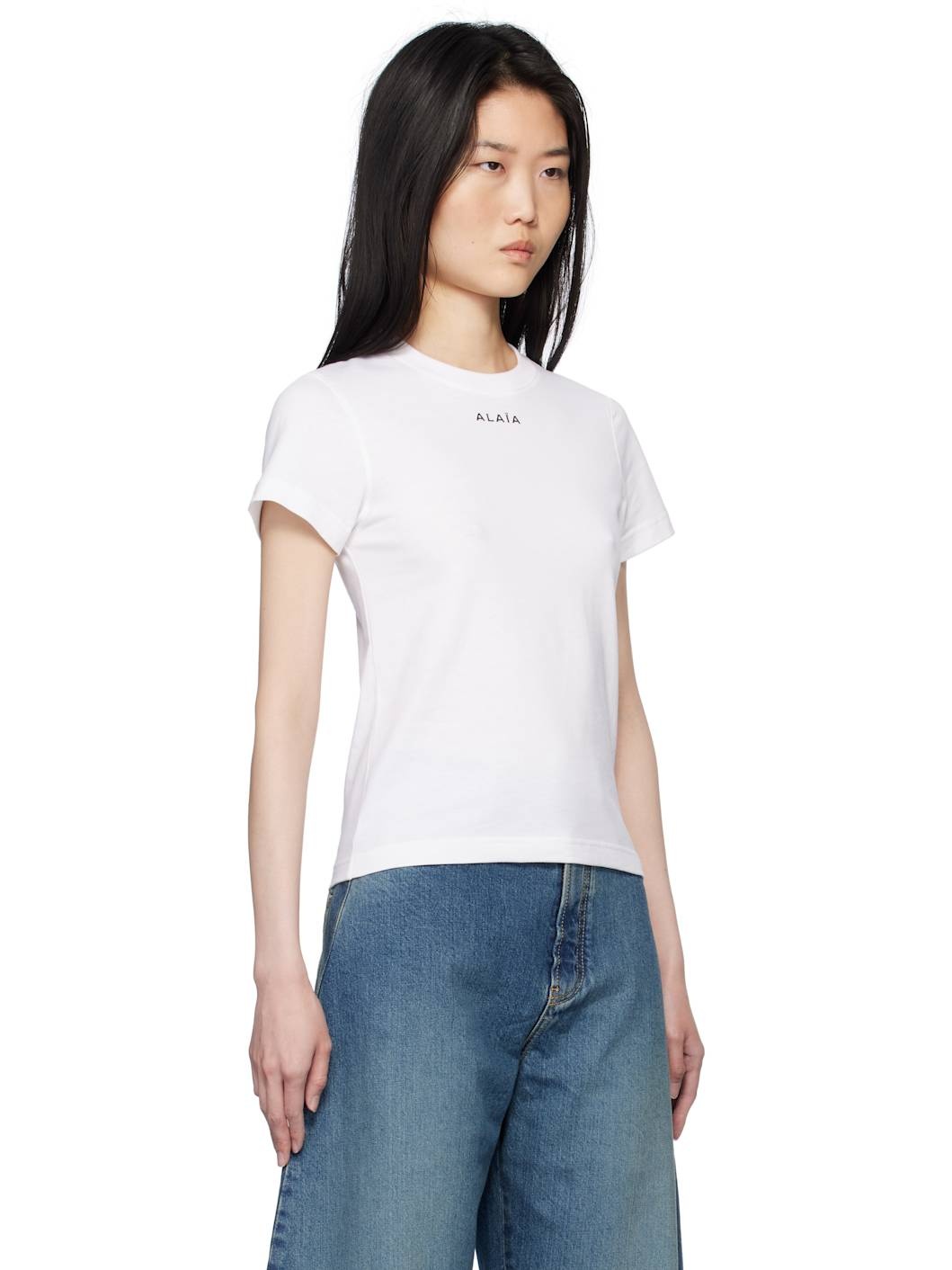 White Classic Cotton T-shirt - 2