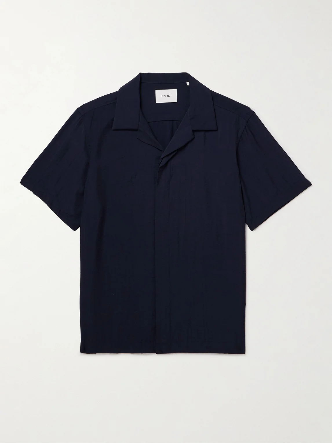 Hank 5971 Camp-Collar TENCEL™ Modal-Blend Seersucker Shirt - 1