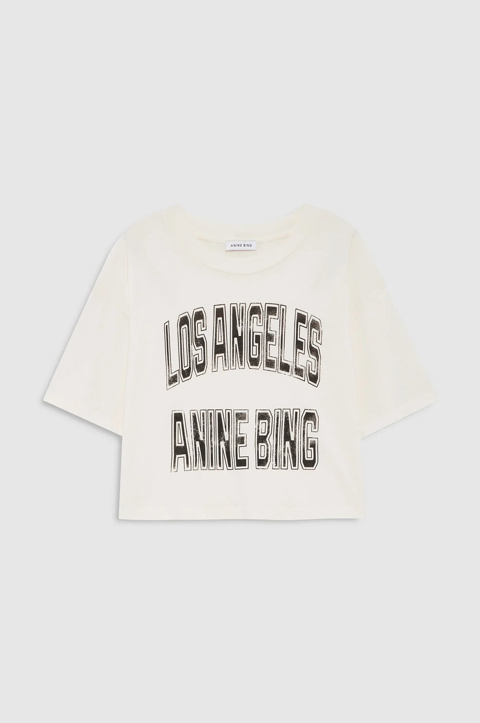Johnny Cropped Tee - Cream - 1