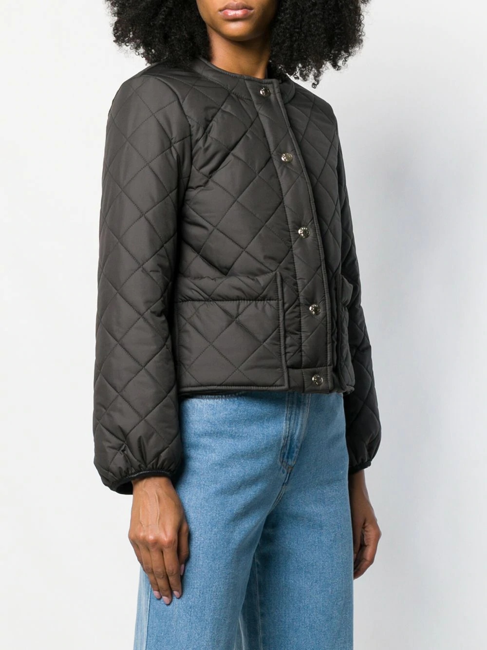 KEISS Black Quilted Jacket | LQ-1003 - 3