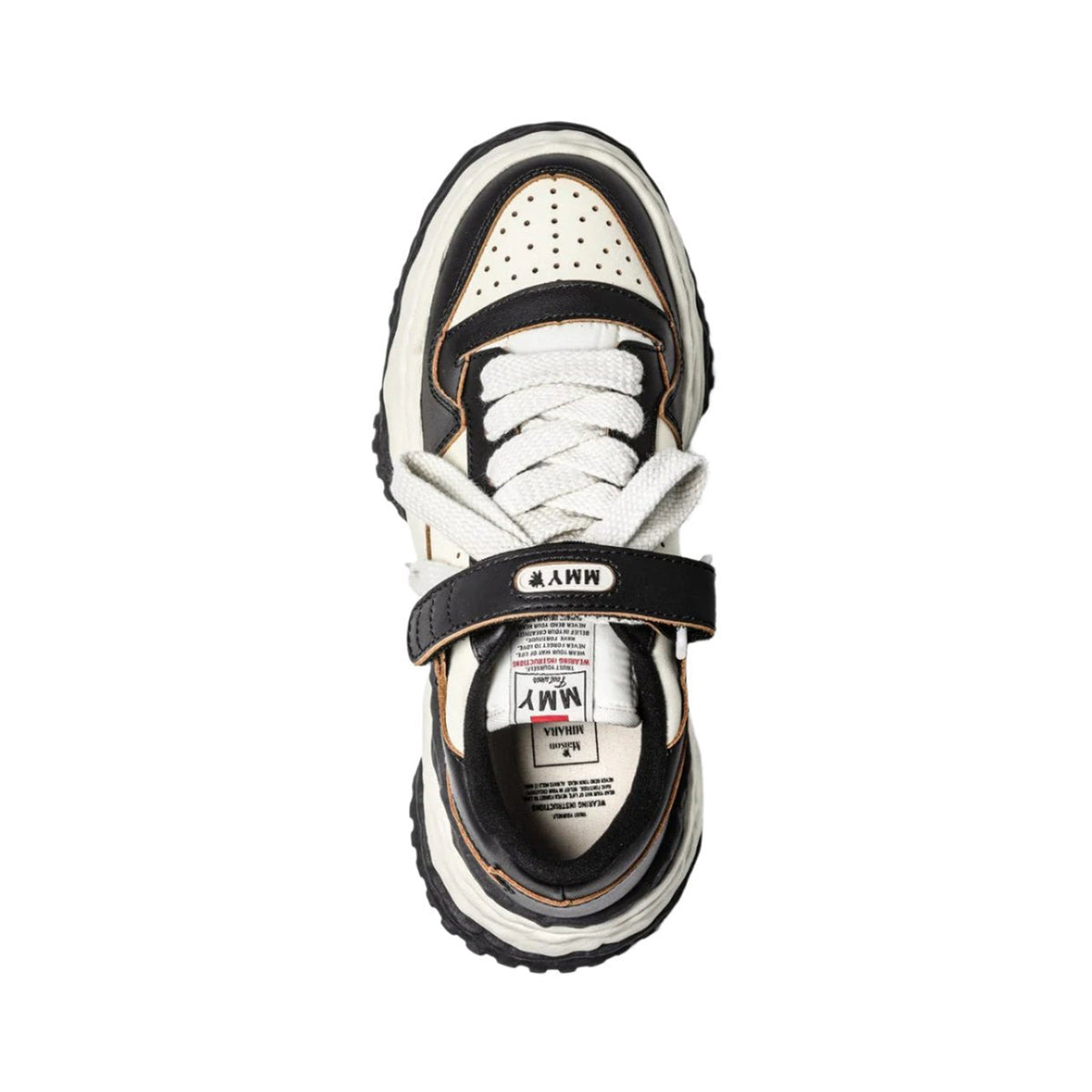 KEITH LOW-TOP SNEAKERS (BLACK/WHITE) - 4