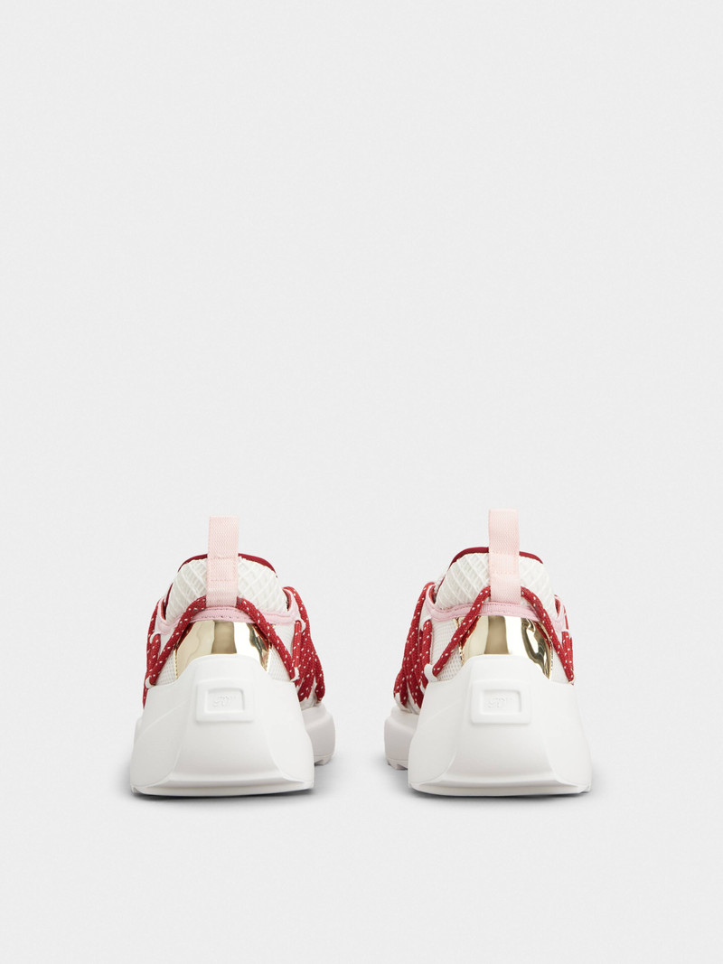Viv' Zag Sneakers in fabric and leather 5