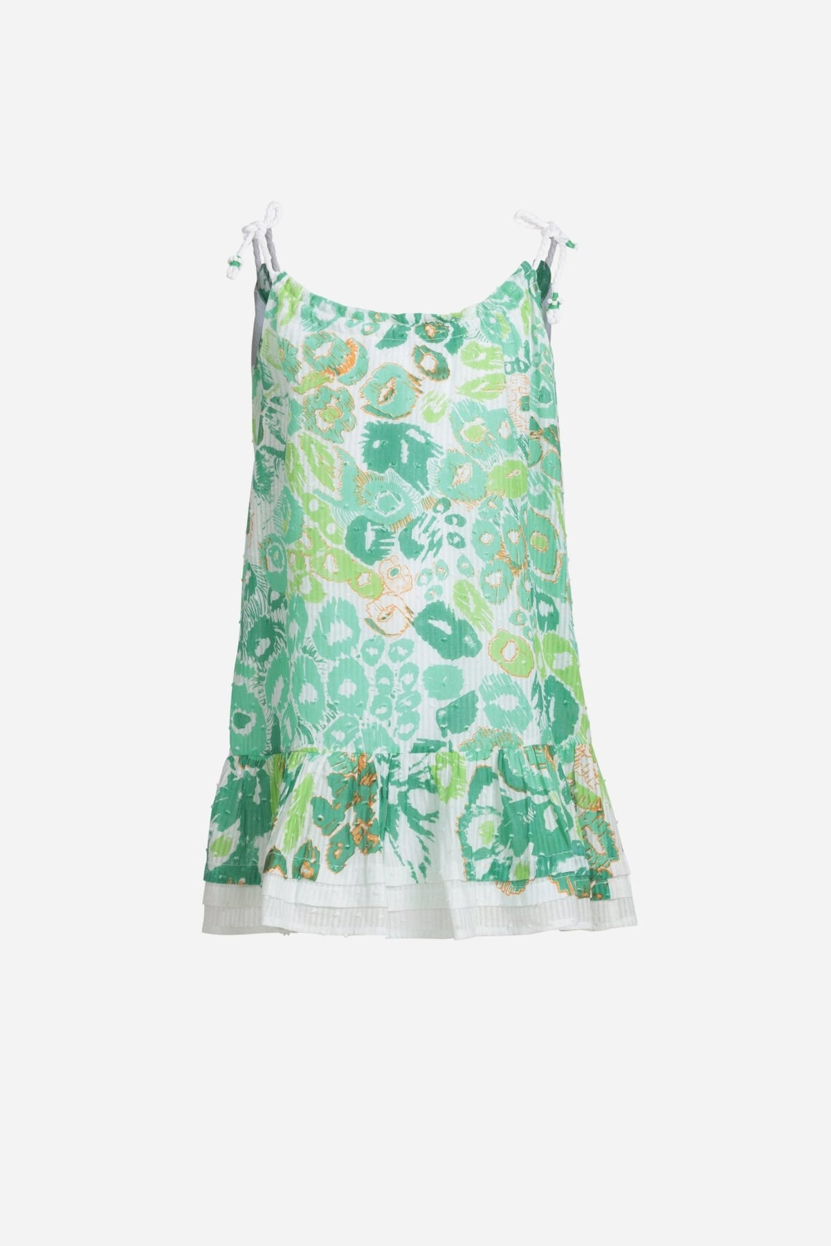 Mini Dress Billie for girls - Green Pencilleo - 2