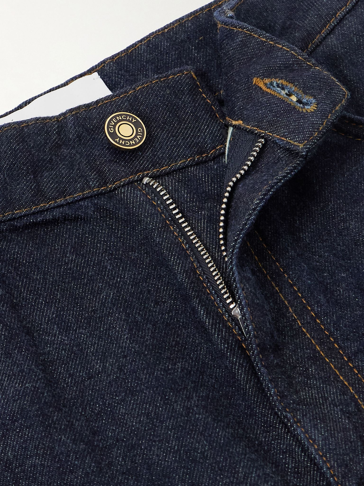 Cropped high-rise barrel-leg jeans Dark denim - 5