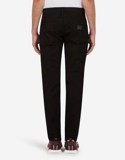 Dolce & Gabbana Black slim-fit stretch jeans outlook