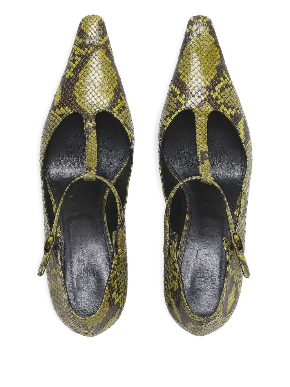 60mm python-print T-bar pumps - 4