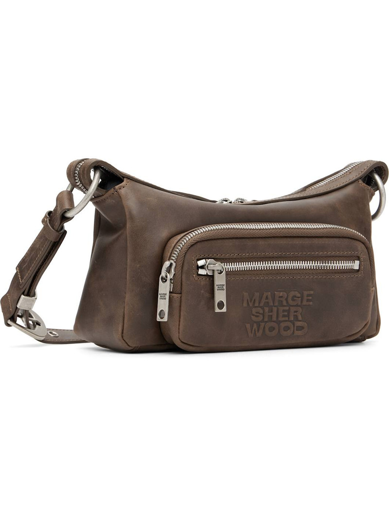 MARGESHERWOOD Brown Outpocket Mini Bag outlook