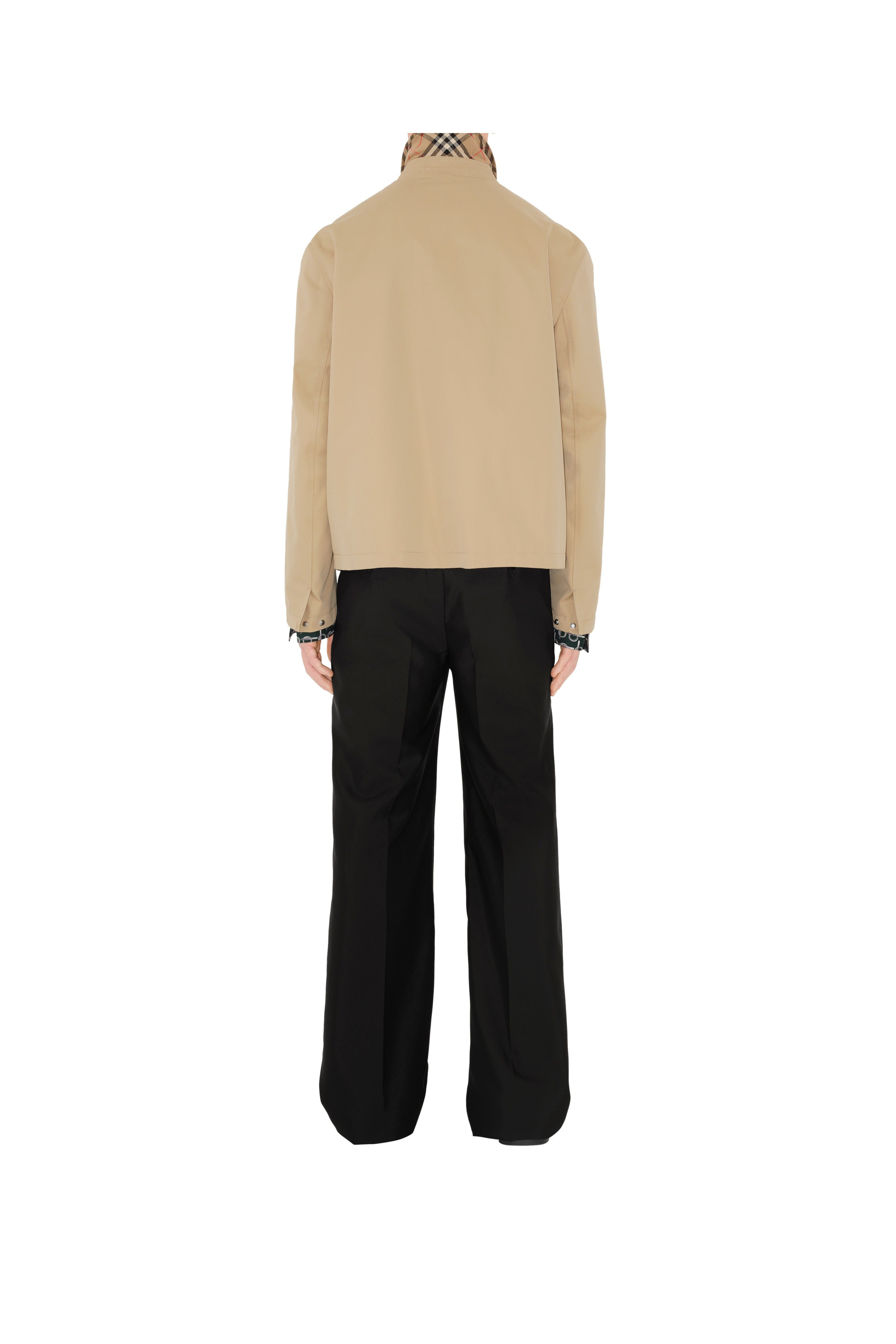 burberry Gabardine Harrington Jacket in Honey at Nordstrom - 4