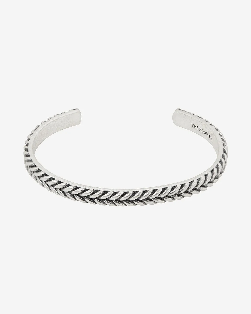 SILVER BANGLE BRACELET - 1