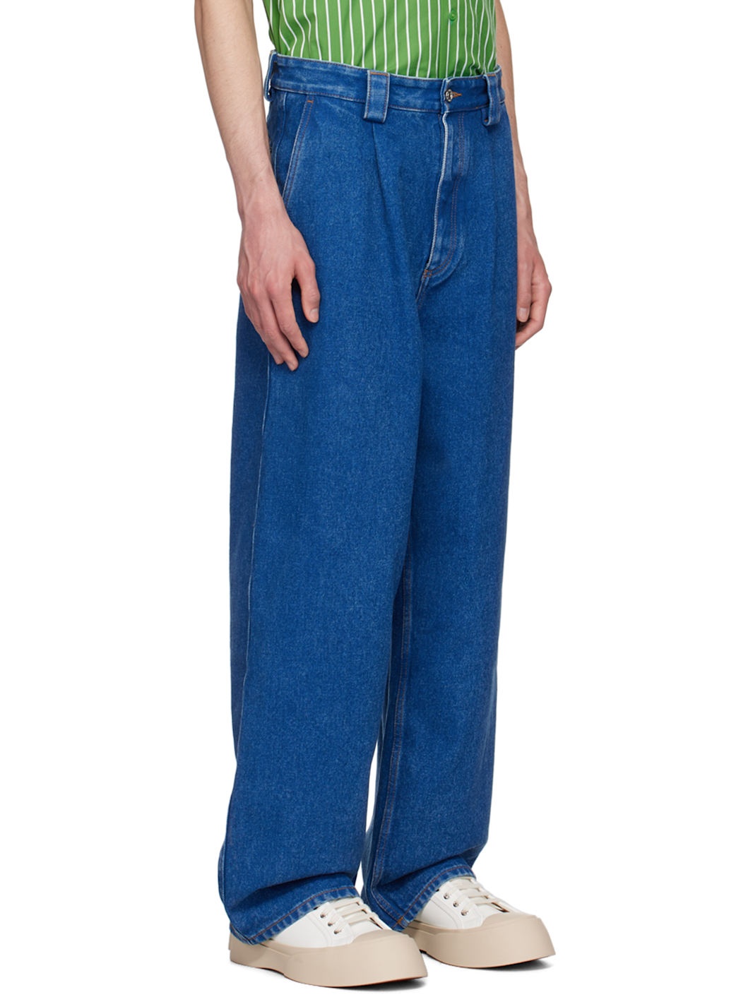 Blue Coated Jeans - 2