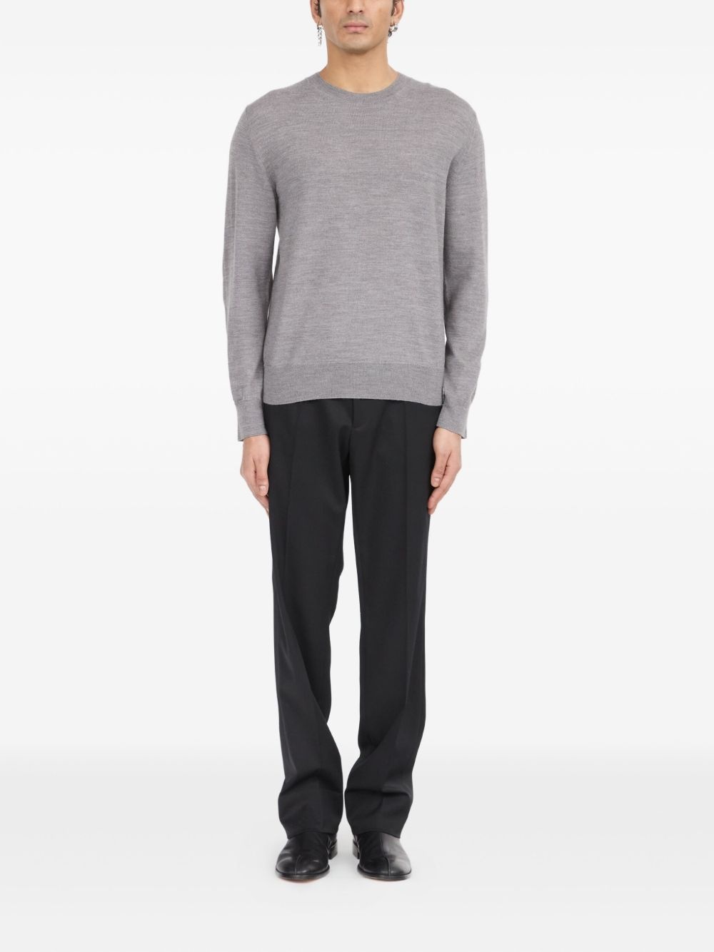 crew-neck knitted sweater - 2