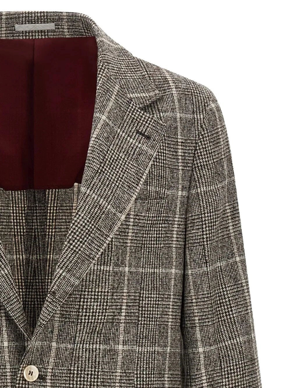 Brunello Cucinelli Men Deconstructed Cavallo Blazer - 3